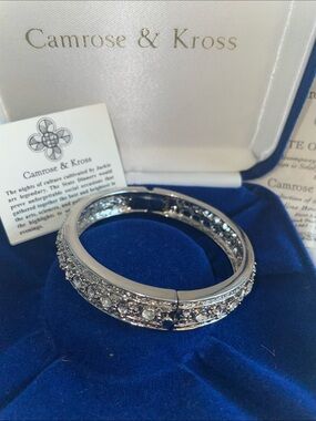 Camrose & Kross Jackie Kennedy WH State Dinner Bracelet JBK Rhodium Plated